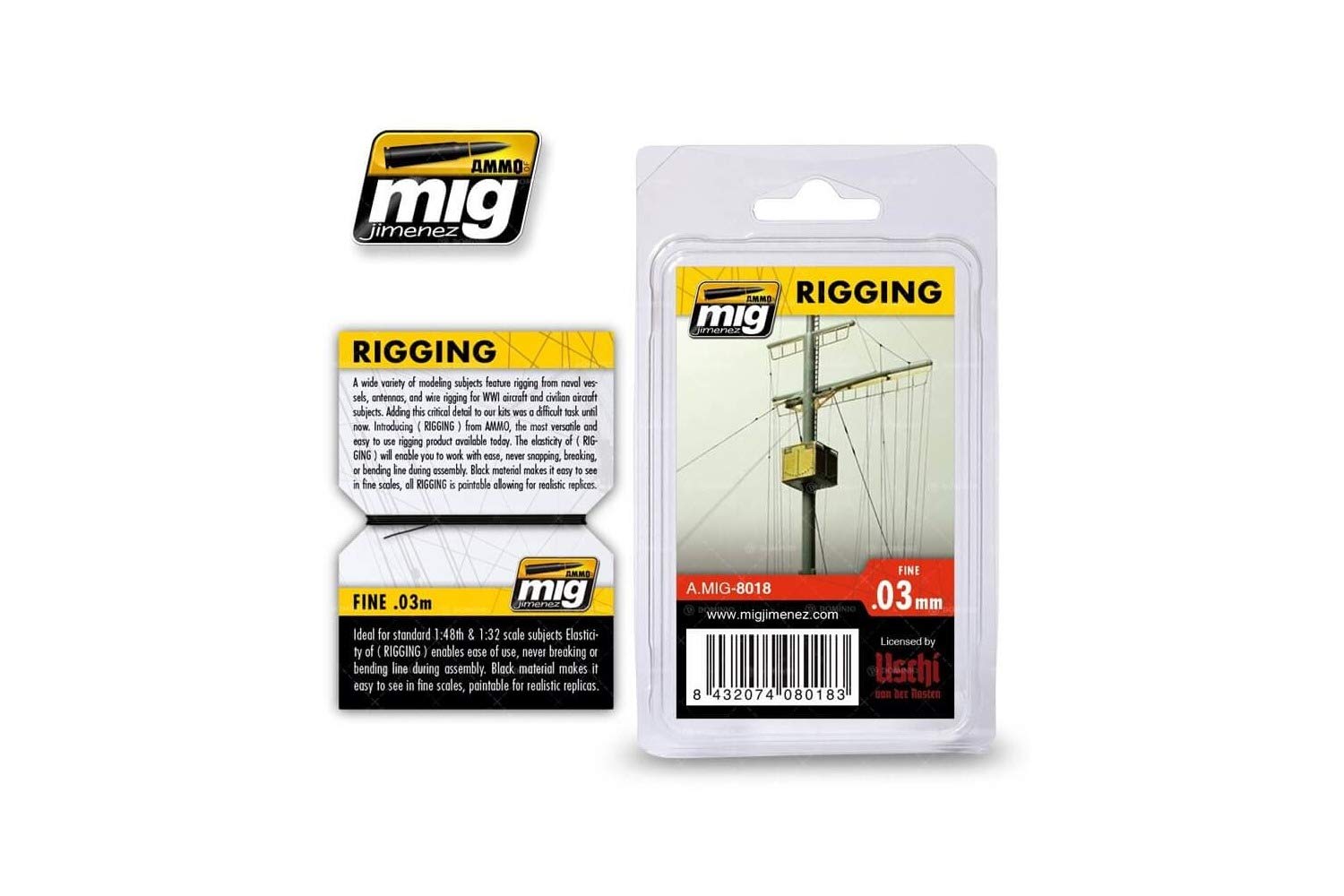 Ammo of Mig Jimenez Rigging Fine 0.03mm # 8018
