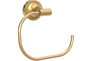 Franklin Brass Voisin (1-Pack) Hand Towel Ring Satin Gold Holder for Wall Mount Round Hanger for Kitchen, Bathroom Accessories VOI46-BB