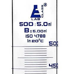 EISCO Graduated Cylinder, 500ml - Class B Tolerance