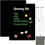Hisredsun A4 Magnetic Dry Erase Whiteboard Sheet 2 Pack Fridge Whiteboard