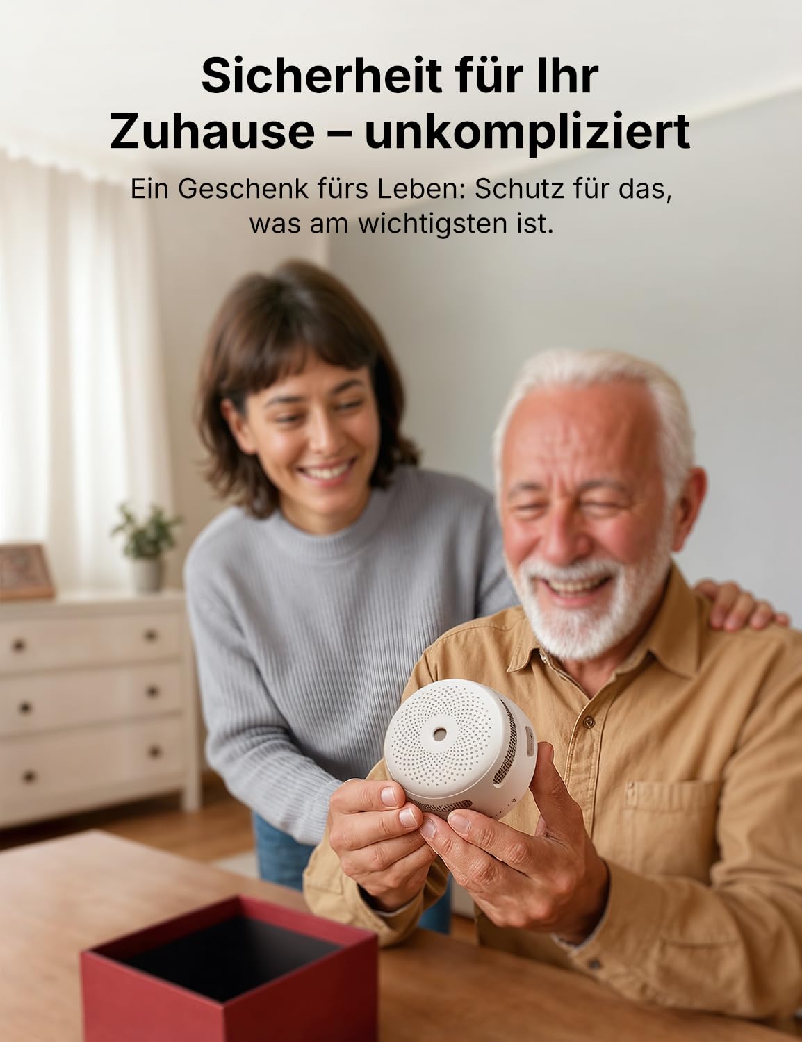 X-Sense Smart Smoke Detector XS01-M with SBS50 Base Station, Certified according to EN 14604, Wireless Smoke Detector with WiFi, Networkable Fire Detector, Compatible with X-Sense Home Security App