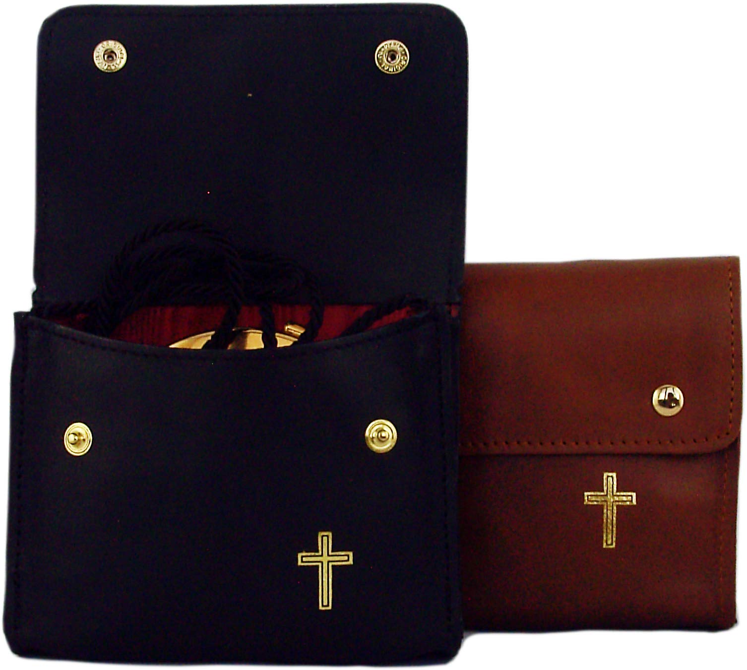 Adriatica Pelletteria Viatici/Teche Holder, Calf Leather, Brown,