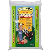 WIGGLE WORM Castings Plus Worm Egg Material, 40-Pounds - Fertilizer for Houseplants, Vegetables, and More - Earthworm Casting