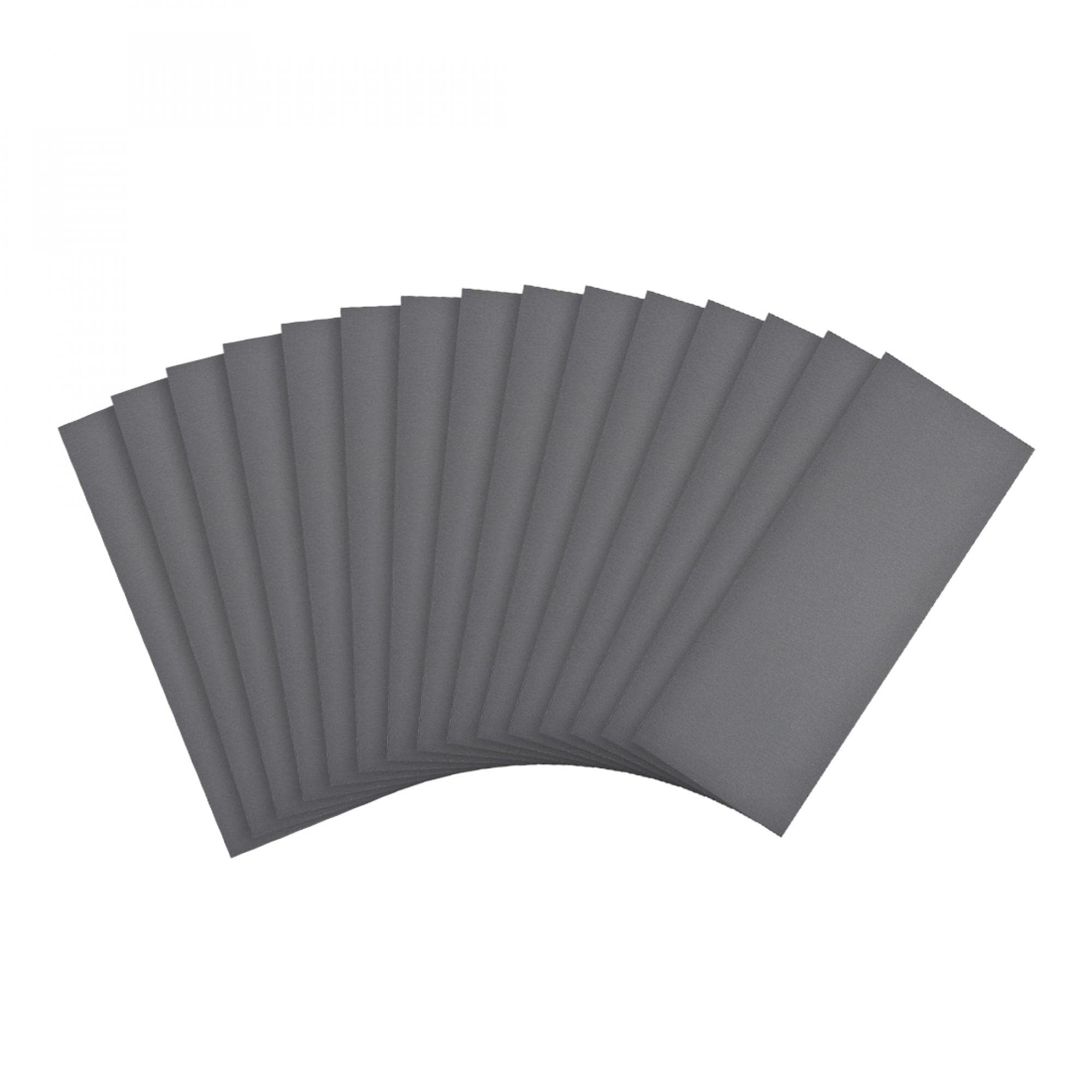 sourcing map 2000 Grits Sanding Sheets 9-inch x 3.6-inch Wet Dry Silicon Carbide Sandpaper for Wood Furniture Metal Polishing 15pcs