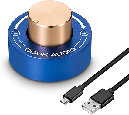 Amazon Mini スピーカー ボリュームコントローラー ロスレス Pc Usb オーディオアジャスター Vol ノブ スイッチ ブルー Nobsound Pcスピーカー 通販