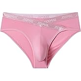 JOCKMAIL Men's Low Rise Sexy Briefs Breathable Ice Silk Underwear Athletic Letter Print Lightweight Triangle Cut