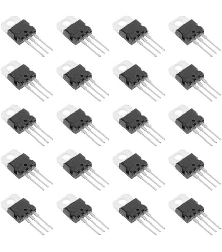 BOJACK TIP122 Transistor Darlington NPN - 5A 100V - Lot De 20 Pièces TO-220
