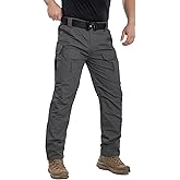 NAVEKULL Men's Outdoor Tactical Pants Rip Stop Lightweight Waterproof Military Combat Cargo Work Hiking Pants