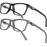 LianSan Reading Glasses for Men,No-Line Blue Light Blocking Computer Readers Anti Eyestrain