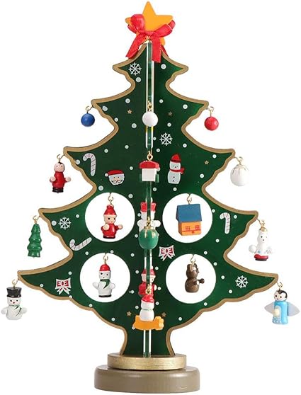 Decorazioni Natalizie Per Ufficio.Fyhjnd Mini Base Rotonda In Legno Staccabile Artificiale Diy Per Decorazioni Natalizie Per Bambini Regalo Per Ufficio Per La Casa Verde Amazon It Casa E Cucina