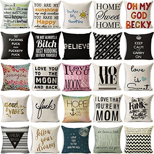 Fashion Letter Cushion Covers Cushion Cover Pillow Case Scandinavian Cartoon Decor Housse De Coussin Home Textile 15 45x45cm