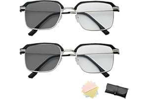 Smart Autofocus Glasses Self, Automatic Adjustment Eye Glass, Frameless Smart Zoom Reading Glasses for Men & Women