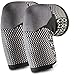 Knee Support Sleeves - Pair - Tourmaline Infused Natural Cotton Elastic Fabric with Infrared Pain Relief for Joint Pain and Arthritis Relief, Improved Circulation Compression