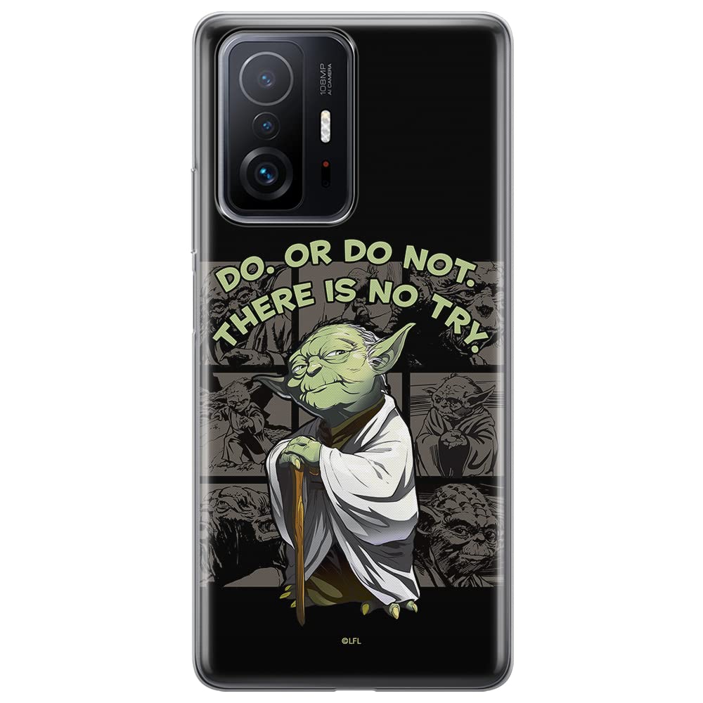 ERT GROUP mobile phone case for Xiaomi 11T 5G / 11T PRO 5G original and officially Licensed Star Wars pattern Yoda 007 optimally adapted to the shape of the mobile phone, case made of TPU