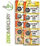 CR2016 3V Micro Lithium Coin Lithium Cell Battery 2016. Genuine KEYKO ® - 10 pcs Pack (2 Blisters)