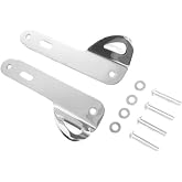 2014-2023 Chrome Tie Down Ring Clip Rings Bracket Mount Hardware Kit Harley Davidson Touring Street Glide Special Electra Ultra Classic Limited Low CVO # 93500011 Strap Brackets Secure Trailer Hauling