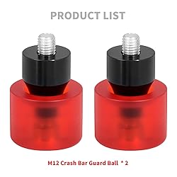 HDBUBALUS Motorcycle Crash Bar Guard Ball Engine