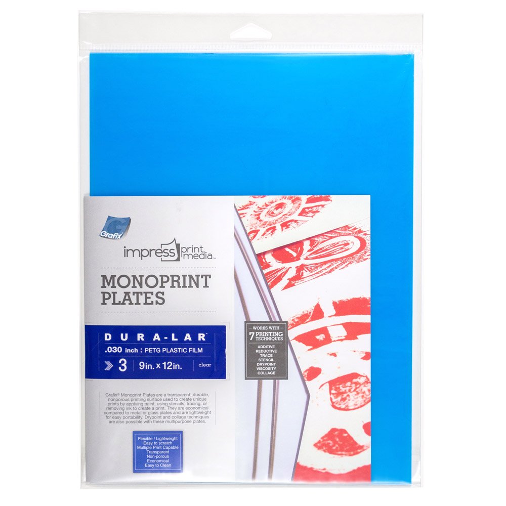 Grafix K30DC912 Impress Monoprint Plates 3 kg 9 x 12-inch