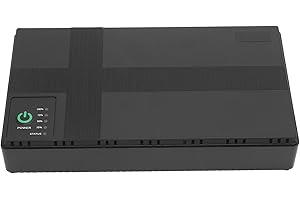 LUCKDANO UPS Battery Backup Uninterruptible Power Supply 20000mah for Camera Router MP3 MP4 Players Portable Power Source (US