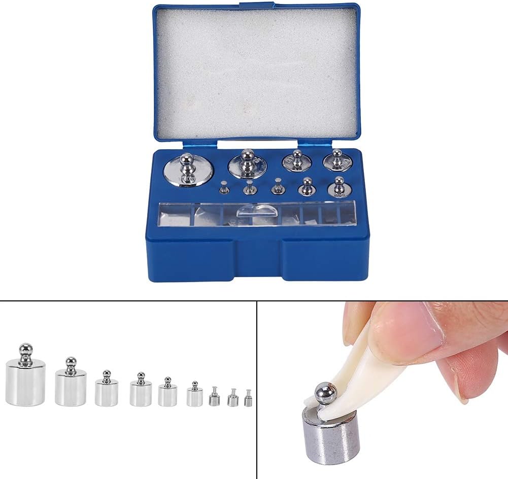 17Pcs Calibration Weights Setï¼Œ10mg100g Grams Precision Calibration