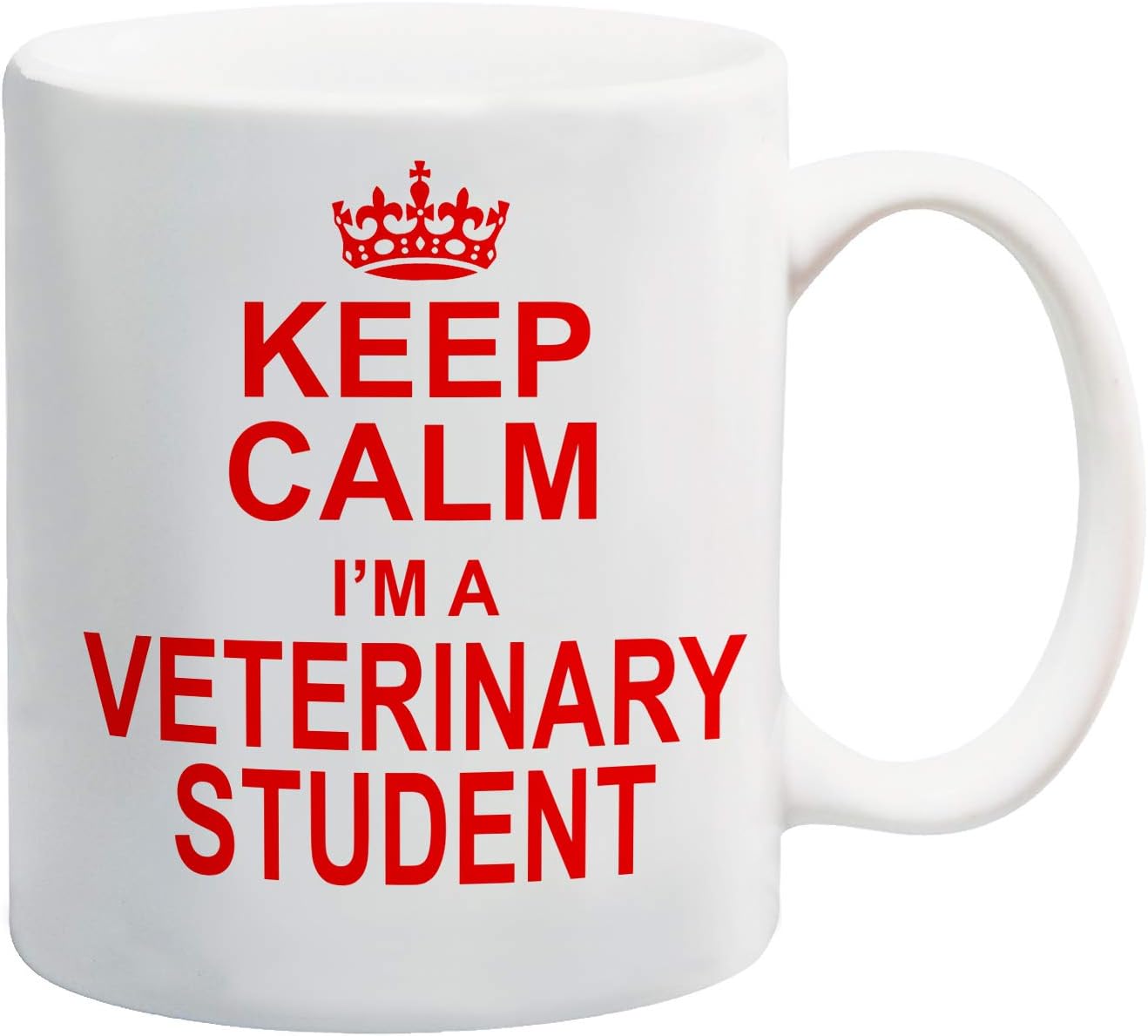 Dynamite Gifts Keep Calm I'm A Veterinary Student Red Mug Gift Present Vet University