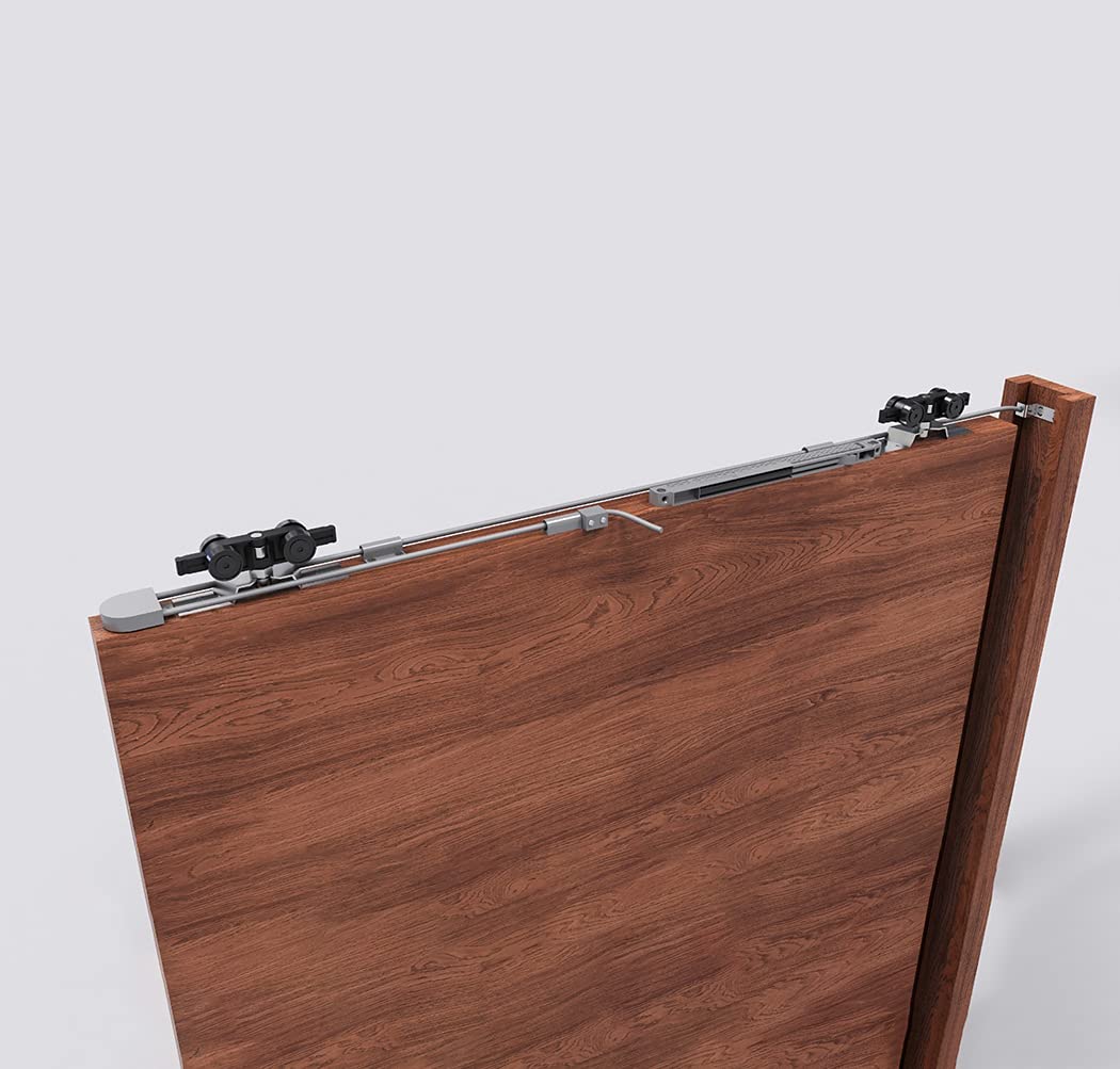 Porte Italiane, Automatic Closing Kit for Concealed Sliding Door or Exterior Wall, Shock Absorber Included