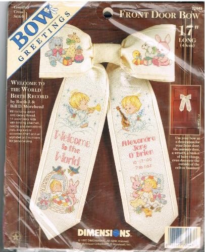Welcome to the World Birth Record Front Door Bow Kit
