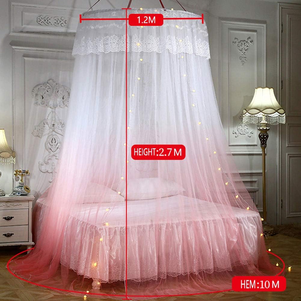 Princesse Moustiquaire Anti Insectes Dome Polyester Simiduneur Ciel De Lit Moustiquaire Decoration Pour Chambre Bebe Ou Enfant Gris Lit 1 2 M Matelas Et Linge De Lit Accessoires De Literie