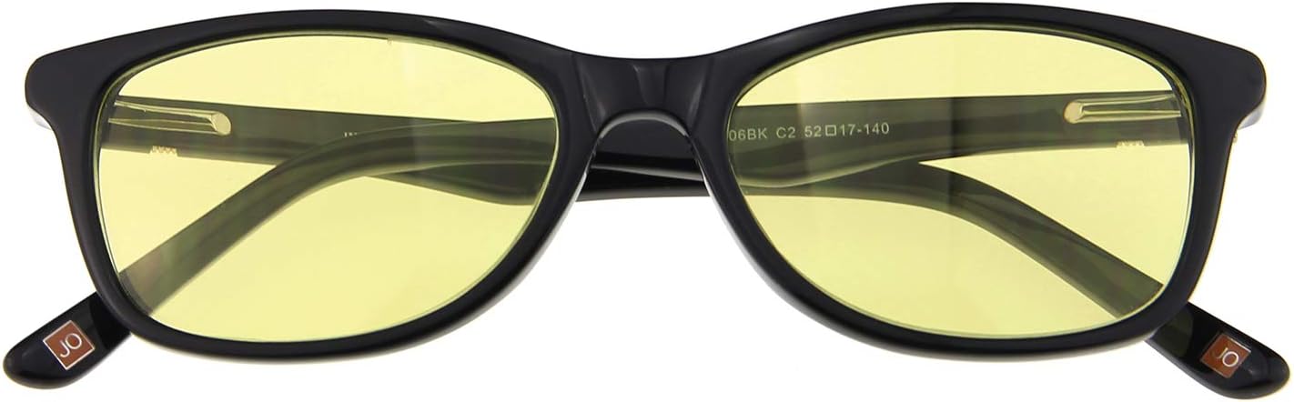 JO Acetate Frame Carl Zeiss Lens Blue Light Blocking Glasses Computer Gamer Glasses with Spring Hinge for Men and Women
