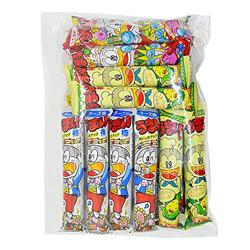 KASTMAR Umaibo assort Japanese Corn Puffed Snacks Variety Pack 5 Flavors (20 packages) dagashi