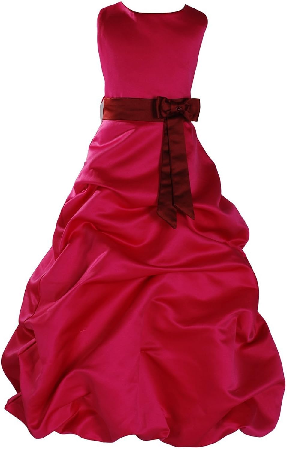 Amazon.com: Cinda Hot Pink Bridesmaid Dress: Clothing