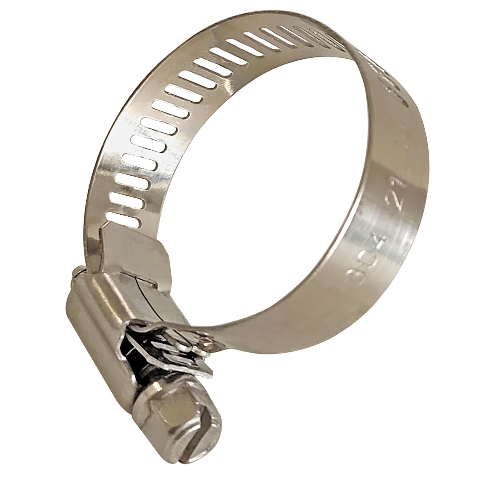 5 Pcs Hose Clamp in 304 Stainless Steel Clip for Soft Pipe with Outer Diameter Range 21-38mm, Clip Width 12mm, Sturdy and Rust Resistant Duct Clamp — image 1