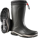 Dunlop Blizzard Unisex Winter Safety Insulated Boots Black Fur Lining