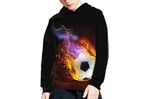 JEOCODY Hoody Sweatshirt wiht Hood Hoodie S-XL Size for 6-14 Years old Boys and Girls Primary School Student