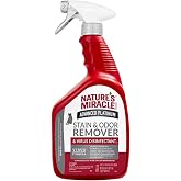 Nature's Miracle Advanced Platinum Cat Stain &amp; Odor Remover, 32 oz | Virus Disinfectant Formula Kills 99.9% of Cat Viruses, Eliminates Tough Cat Messes, Multi-Surface Use