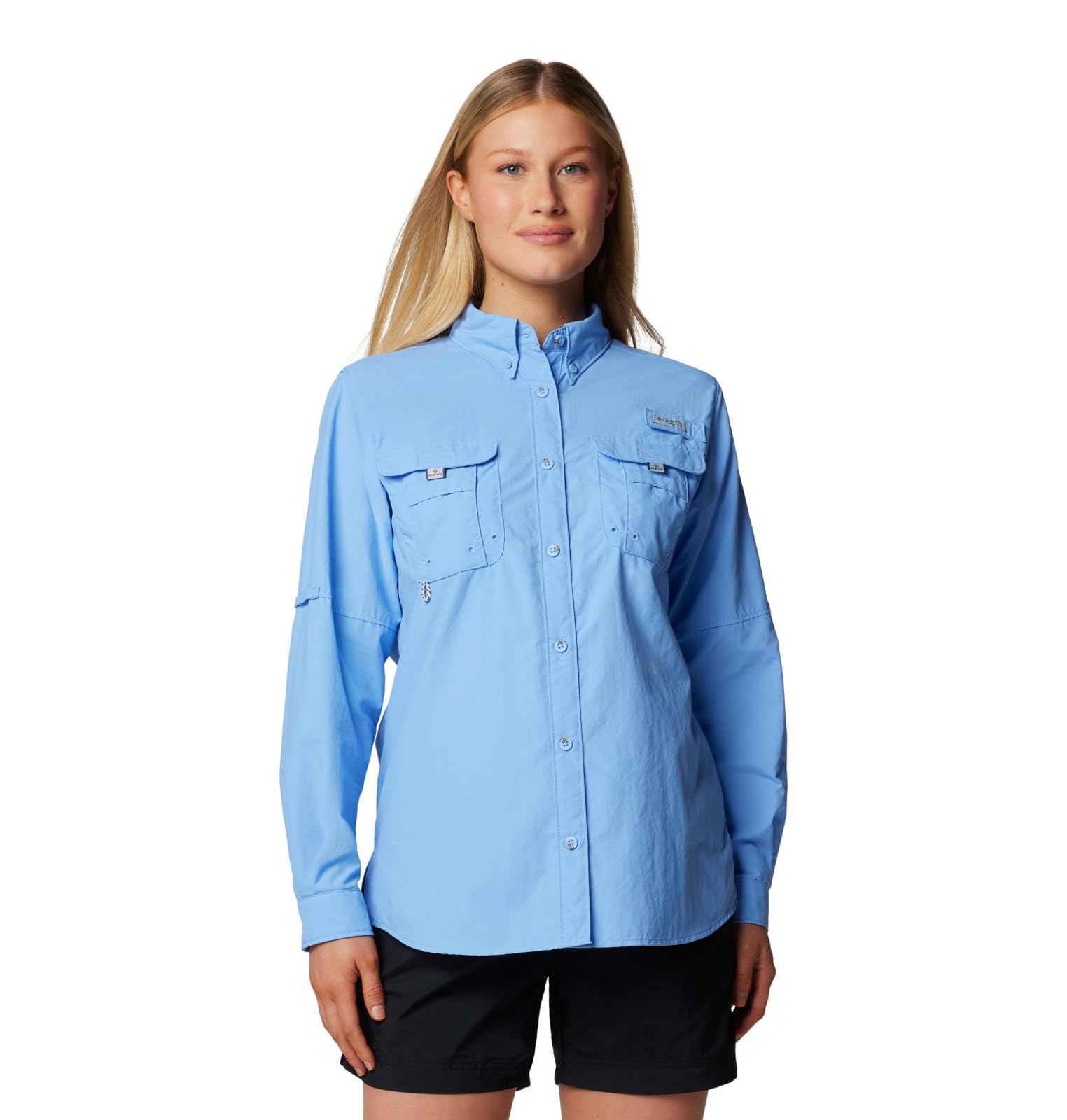 Columbia Women's Bahama Long Sleeve, White Cap, Medium Image