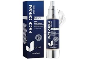 UTTSE 6-in-1 Face Cream for Men: Anti Aging & Wrinkle Cream for Men with Collagen, Hyaluronic Acid, Vitamins E & B, Shea Butter - Dark Spots Remover & Eye Bags Treatment for Men - 1.7 oz.