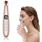 DOCOCO Eye Lift Wand, 3 Modes Eye Massager Wand, Eye Massager for Dry Eyes, Dark Circles and Puffiness, Eye Lifting Device for Fine Lines, Champagne Gold