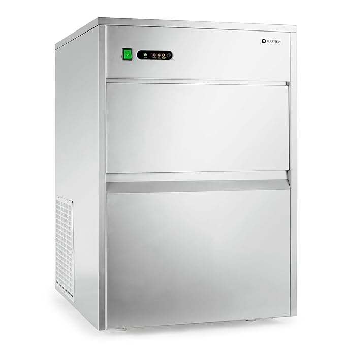 Klarstein Powericer XXXL • Profi Eiswürfelmaschine • Eiswürfelbereiter • Ice Maker • 50 kg / 24 h • 260 W • 10 kg Lagerfach •