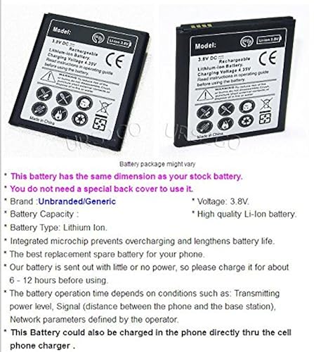High Capacity 3500mAh Spare Rechargeable Replacement Battery for