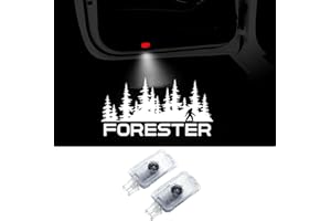 LZYYQX Car Door Light Logo for Forester - Courtesy Led Welcome Ghost Shadow Lights Projector Compatible with Forester Fourth 2013-2017 SJ/Fifth Generation 2018-PRESENT SK Accessories (Forester-White)