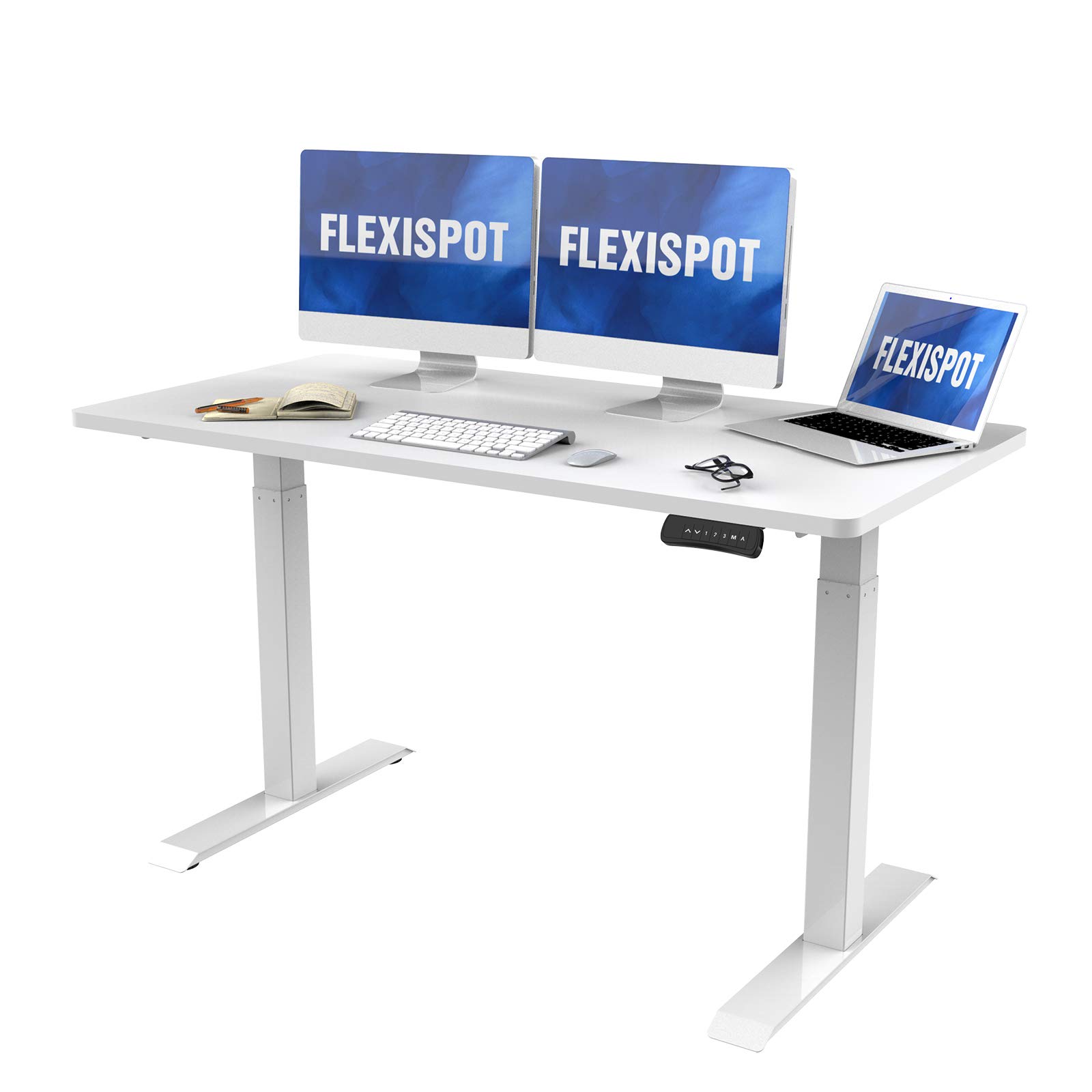 Buy FLEXISPOT EC3 Dual Motor Electric Standing Desk 55x28 Inch Seamless