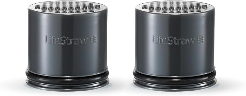 LifeStraw Go Activated Carbon Capsule Replacement 2-Piece Grey One Size
