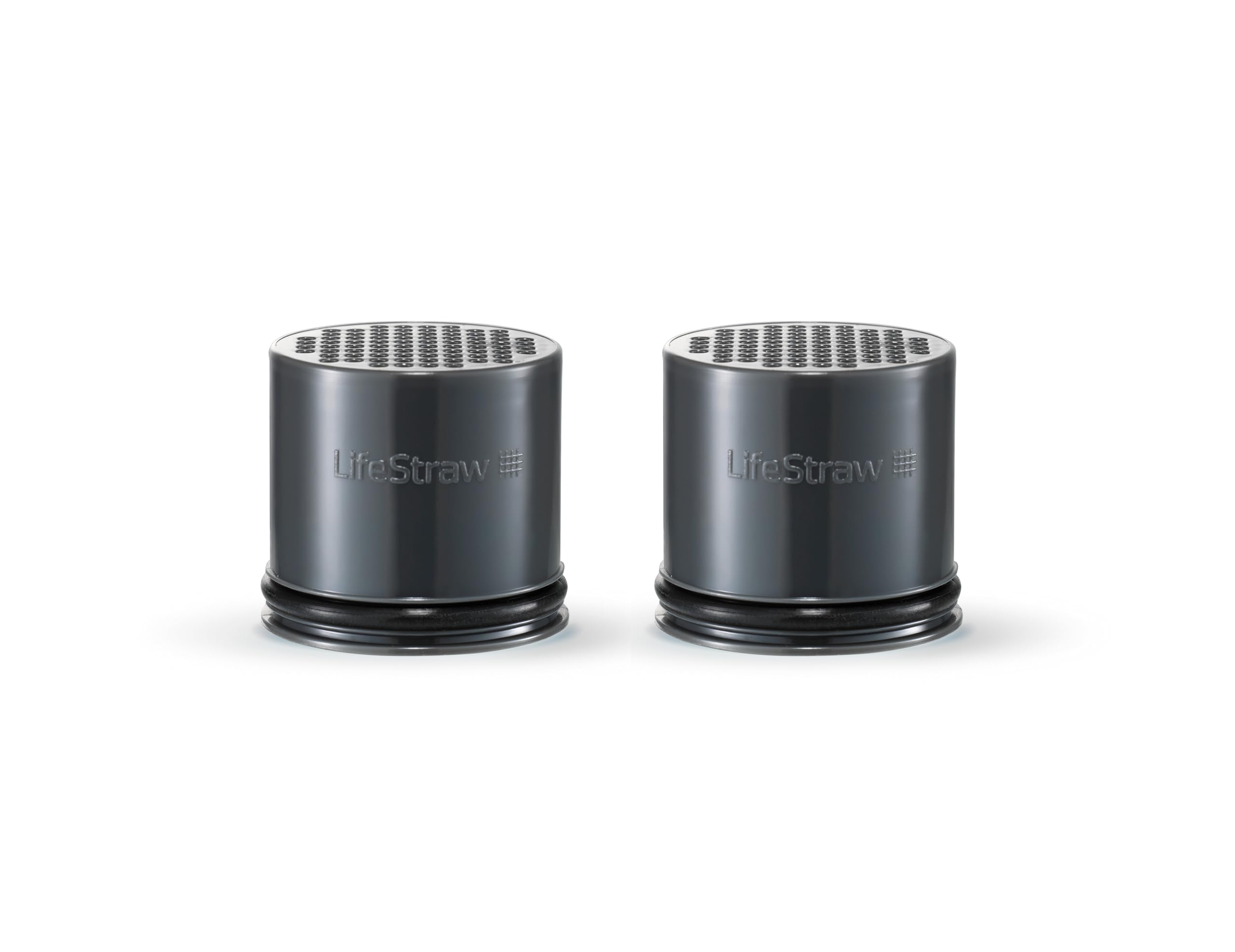 LifeStraw Go - Activated Carbon Capsule Replacement (2-Piece) - Grey, One Size