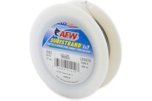American Fishing Wire Surfstrand Bare 1x7 Stainless Steel Leader Wire