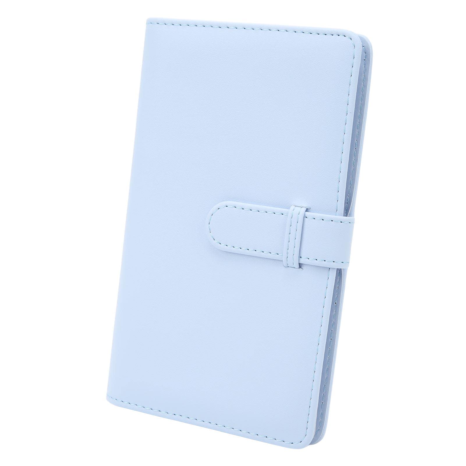 3 Inch Mini Photo Album, PU Leather 108 Pockets Album for FUJI FILM Mini 12 11 Mini Series Camera Photos (Hydrangea Blue)