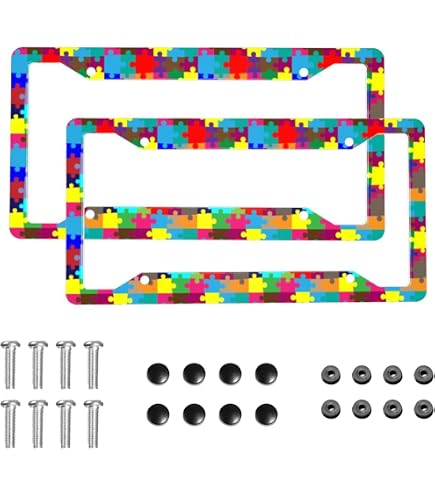Autism Different Is Not Less License Plate Frame – Tag Holder, Unbranded 2 thumbnail image