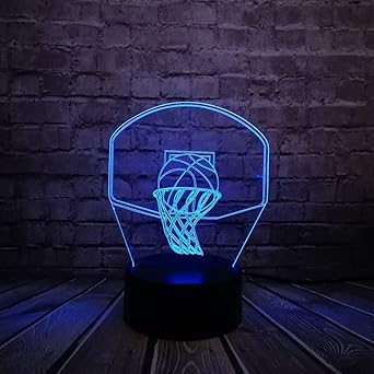 JYHW Baloncesto Deporte Dunk Shoot A Basket Lámpara 3D Luz ...