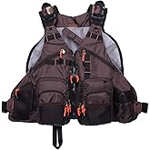 Kylebooker Fly Fishing Vest Pack Adjustable for Men and Women