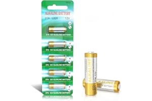 Beidongli 27A 12V Alkaline Batteries A27S MN27 L828 A27 12V High Endurance Battery 5 Piece 【3 Years Warranty】